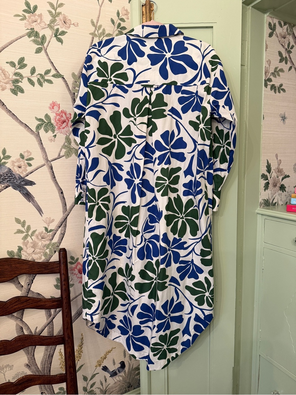 Maeve Soren Long-Sleeve Shirt Dress Anthropologie - Picture 2 of 6